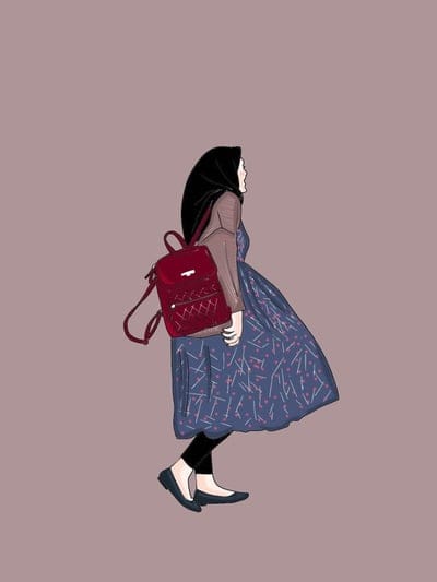 facelesshijabiinfrockwearingbackpackside,facelesshijabiinbackpacksidepose,facelesshijabiside,facelesshijabiingown,facelesshijabi,girly