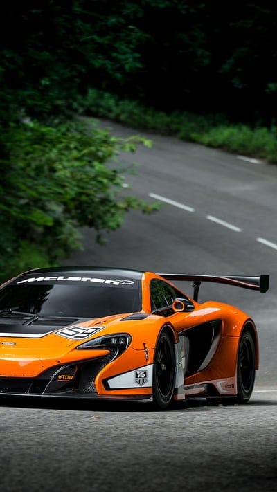 McLaren GT3, car, mobile wallpaper, android wallpaper, iPhone wallpaper, phone wallpaper