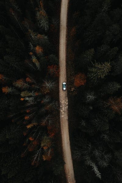 forest, road, car, aerial view, mobile wallpaper, android wallpaper, iPhone wallpaper, phone wallpaper