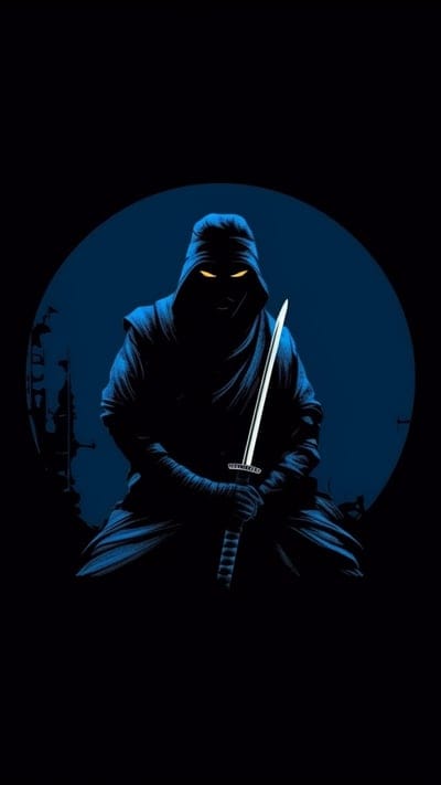 warrior,ninja,mask,sword,dark