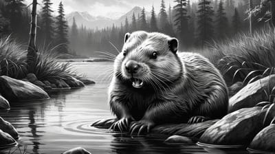Tattoo,Tattoo Wallpaper,Wallpaper,AI Art,Ai Wallpaper,Desktop Wallpaper,Artwork,Black,White,Black and White,Aesthetic,Hamster,Forest