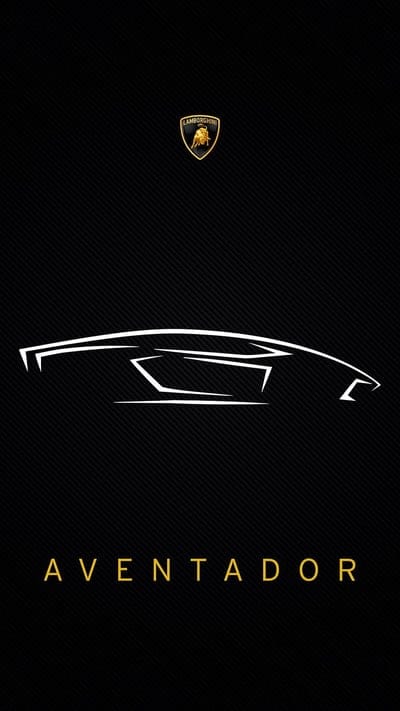 Aventador, black, car, carros, lamborghini, lamborghini aventador, logo, mobile wallpaper, android wallpaper, iPhone wallpaper, phone wallpaper