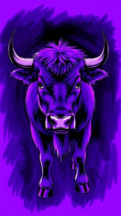 Animal,Sketch,Hand Drawn,Color Sketch,Hd Backgrounds,Hd Wallpapers,4k wallpapers,8k wallpapers,High Quality,Hand Made,Bull