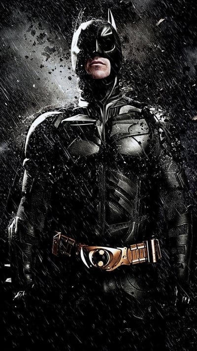 Batman, Christian Bale, DC Comics, superhero, Gotham City, rain, dark knight, comic hero, movie poster, urban protector, justice, vigilantism, cinematic, iconic, gritty, superhero film, caped crusader, hero, detective, dark her