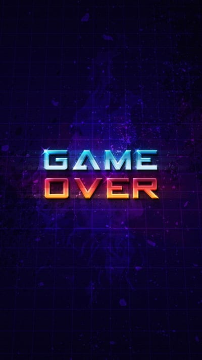 text,game over,blue