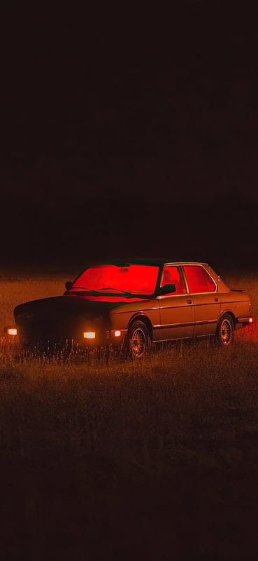 Abandon, alone, car, dark, lost, red, mobile wallpaper, android wallpaper, iPhone wallpaper, phone wallpaper
