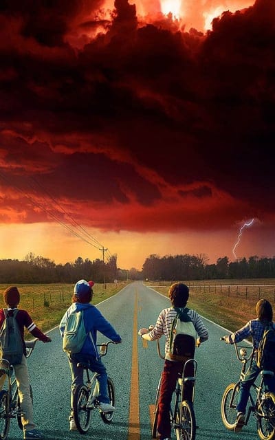 Stranger Things Bike, mobile wallpaper, android wallpaper, iPhone wallpaper, phone wallpaper