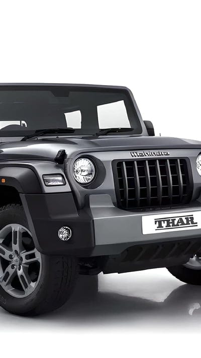 Black Thar, White Background, black car, mobile wallpaper, android wallpaper, iPhone wallpaper, phone wallpaper
