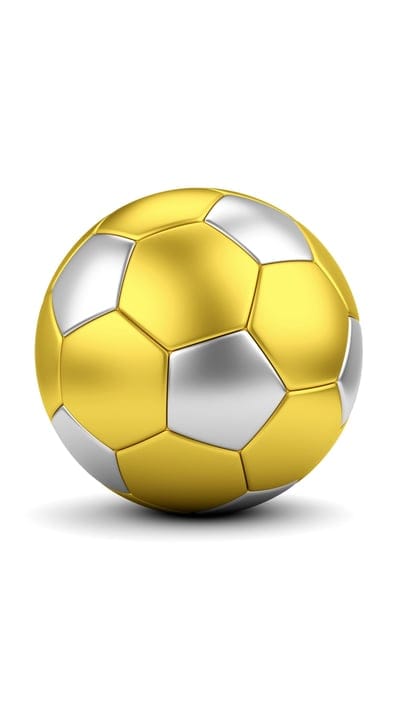 Gold Football, ball, football, gold, sport