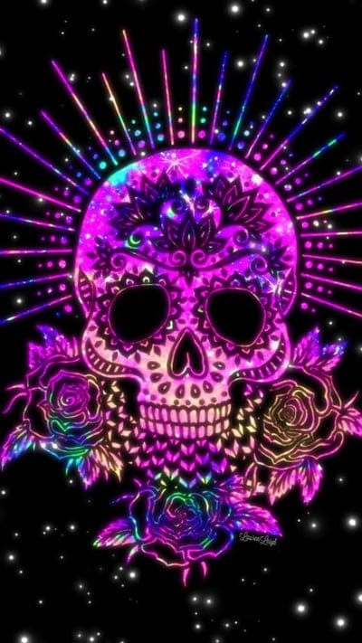 Colorful skull