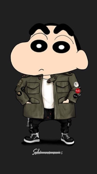 shinchan, cartoon, naughty