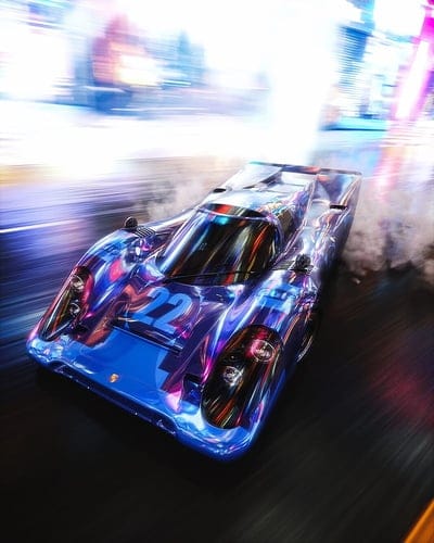 car, sportscar, drift, speed, smoke, lights, mobile wallpaper, android wallpaper, iPhone wallpaper, phone wallpaper