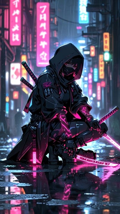 Cool,Girl,Wallpaper,Assassin,Cyber punk