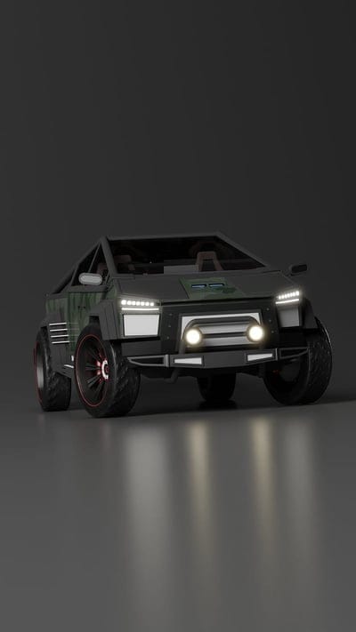 CyberTruck, Gibranibang, mobile wallpaper, android wallpaper, iPhone wallpaper, phone wallpaper