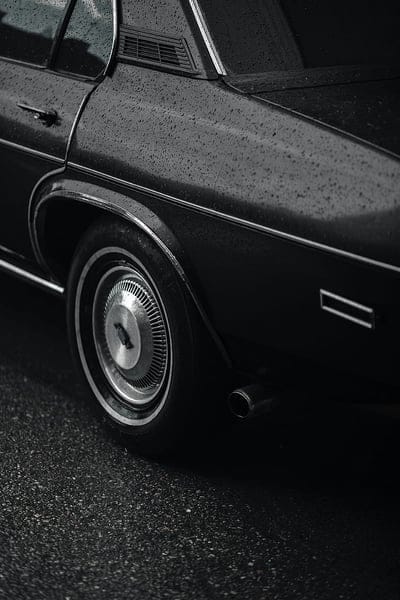 car, black, wet, wheel, side view, mobile wallpaper, android wallpaper, iPhone wallpaper, phone wallpaper