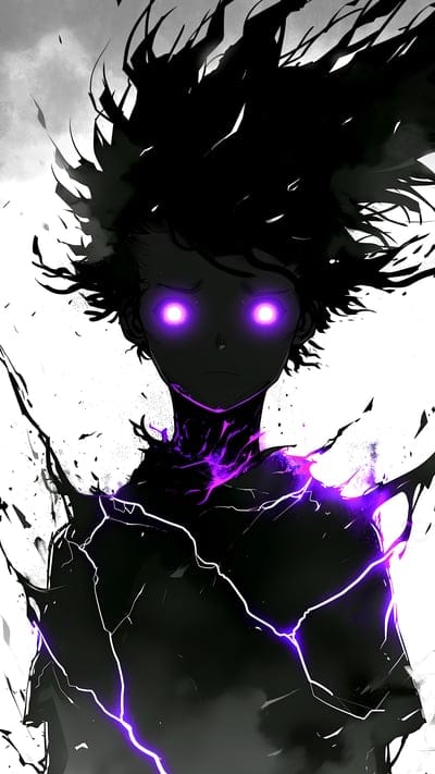 guy,eyes,anime,lightning,art