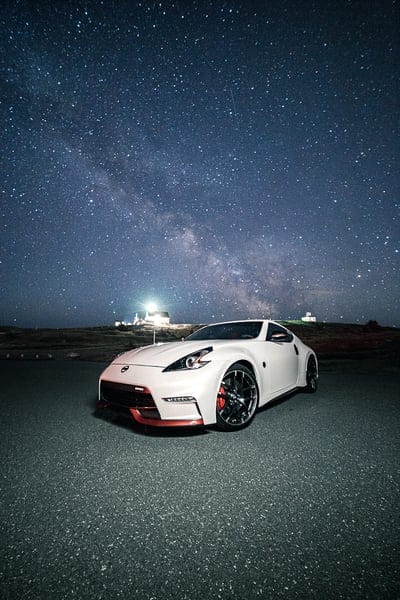 nissan 350z, nissan, sports car, car, starry sky, mobile wallpaper, android wallpaper, iPhone wallpaper, phone wallpaper