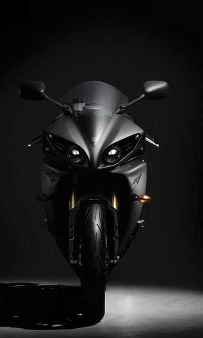 yamaha bike, black, motorbike, muscle, new, race, speed, vehicle, mobile wallpaper, android wallpaper, iPhone wallpaper, phone wallpaper