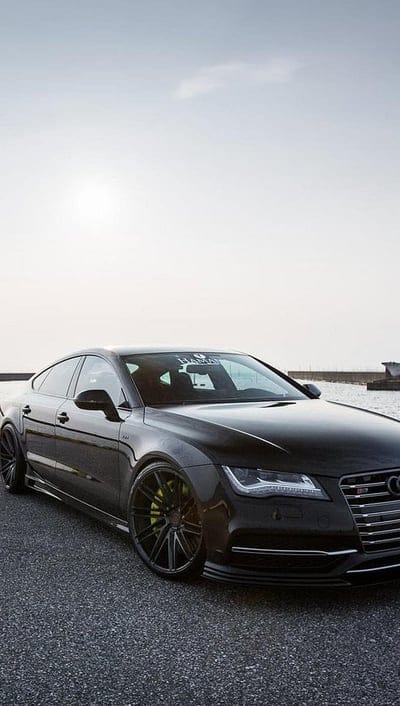 Audi S7, black, car, mobile wallpaper, android wallpaper, iPhone wallpaper, phone wallpaper
