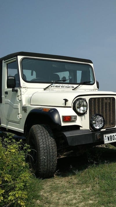 Thar, white thar, white, thar, car, mahindra, mobile wallpaper, android wallpaper, iPhone wallpaper, phone wallpaper