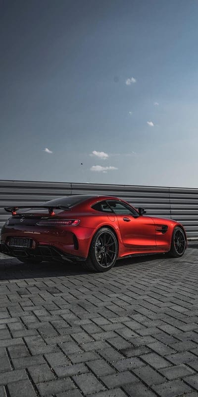 AMG GT-R, car, carros, drift, gtr, mercedes, red, super, supercar, mobile wallpaper, android wallpaper, iPhone wallpaper, phone wallpaper