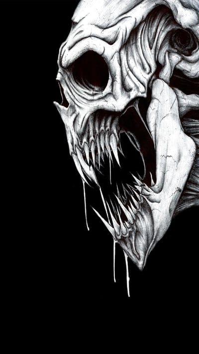 Devil Skull, clown, dead, mask, scary, skulls, vamp, vampire