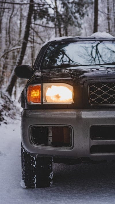 car, suv, headlight, light, snow, mobile wallpaper, android wallpaper, iPhone wallpaper, phone wallpaper