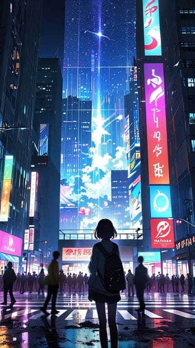 Night,Buildings,Anime,Anime Wallpaper,Wallpaper,8k Wallpaper,4k Wallpaper,Vibrant,Cool,Hd backgrounds,Hq Backgrounds,Cyber Punk
