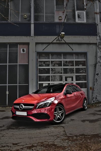 mercedes-benz cls-class, mercedes, car, red, side view, urban, mobile wallpaper, android wallpaper, iPhone wallpaper, phone wallpaper