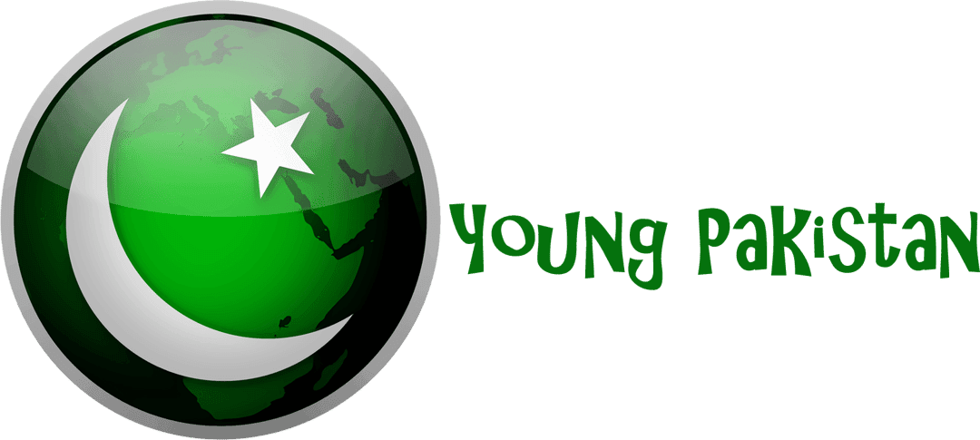 Pakistan independence logo featuring a circular green emblem with Germany and Jarabulus typographic details.