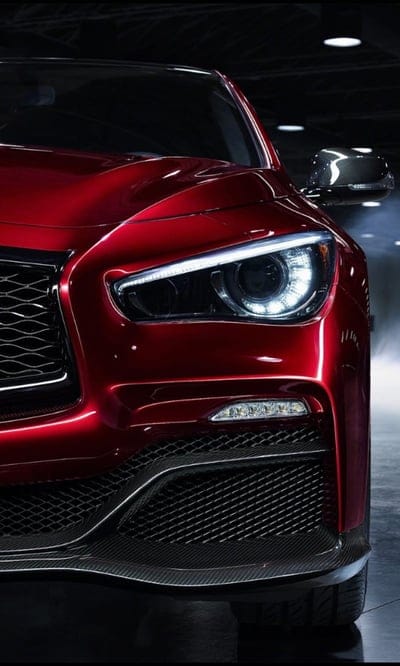 Q50 Eau Rouge, auto, car, concept, eau rouge, front, headlig, infiniti, mobile wallpaper, android wallpaper, iPhone wallpaper, phone wallpaper