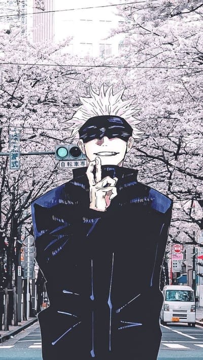gojo,satoru,magic battle,anime,art,manga