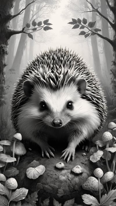 Tattoo,Tattoo Wallpaper,Wallpaper,AI Art,Ai Wallpaper,Desktop Wallpaper,Artwork,Black,White,Black and White,Aesthetic,Spikey,Spike