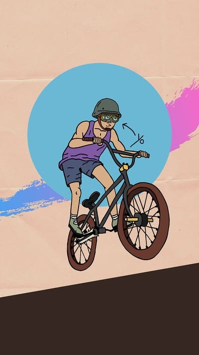 BMX biker, bike, model, ride, mobile wallpaper, android wallpaper, iPhone wallpaper, phone wallpaper