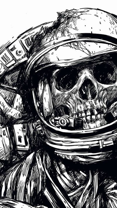 Astronaute skull, skulls