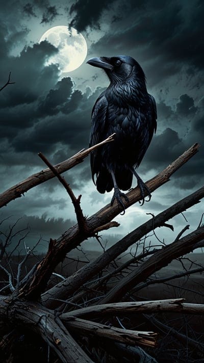 Crow,Dark,Cool,Tree,Scary