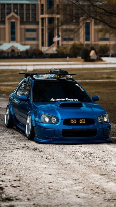 Subaru, araba, blue, car, mobile wallpaper, android wallpaper, iPhone wallpaper, phone wallpaper