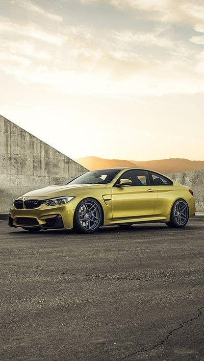 Bmw M4, amazing, car, gold, mobile wallpaper, android wallpaper, iPhone wallpaper, phone wallpaper