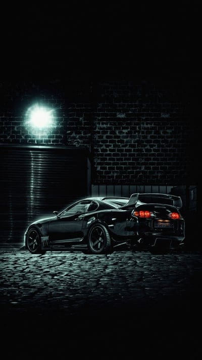 car,black,side view,dark,night