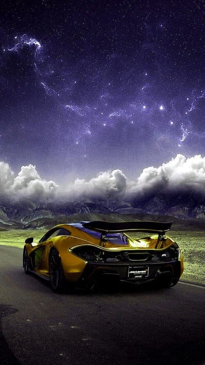 Mclaren, car, super, back, stars, road, fast, mobile wallpaper, android wallpaper, iPhone wallpaper, phone wallpaper