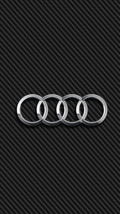 Audi Brand Logo, car, audi rings, mobile wallpaper, android wallpaper, iPhone wallpaper, phone wallpaper