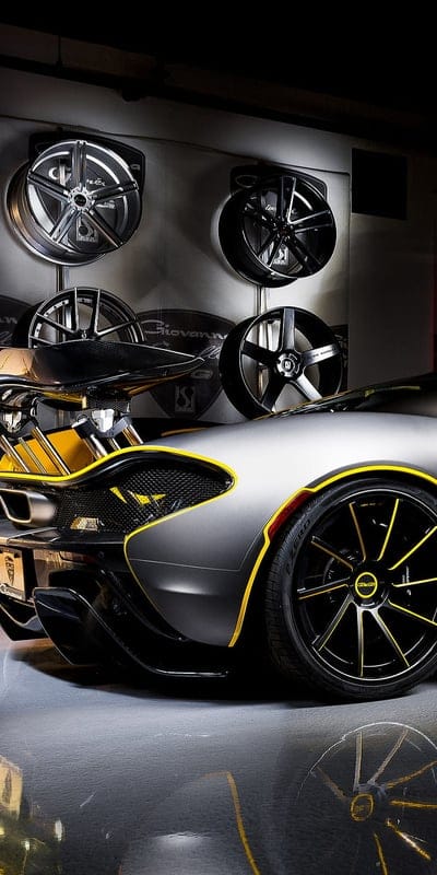Silver mclaren, back, car mclaren, silver, tuning, mobile wallpaper, android wallpaper, iPhone wallpaper, phone wallpaper