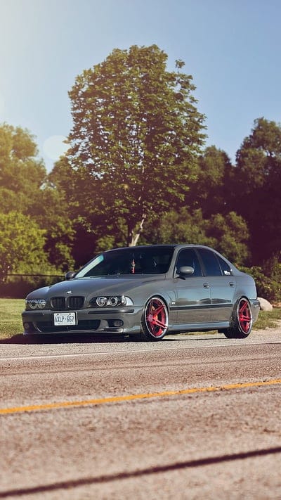 BMW M5, car, e39, gray, sedan, tuning, vehicle, mobile wallpaper, android wallpaper, iPhone wallpaper, phone wallpaper