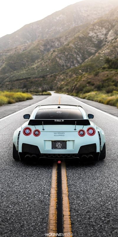 R35 Godzilla, car, carros, gtr, jdm, nissan, rocket, slammed, stanced, mobile wallpaper, android wallpaper, iPhone wallpaper, phone wallpaper