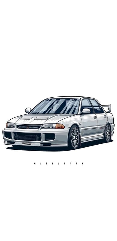 Japanese sports cars, Mitsubishi lancer evolution, Evo 3, mobile wallpaper, android wallpaper, iPhone wallpaper, phone wallpaper