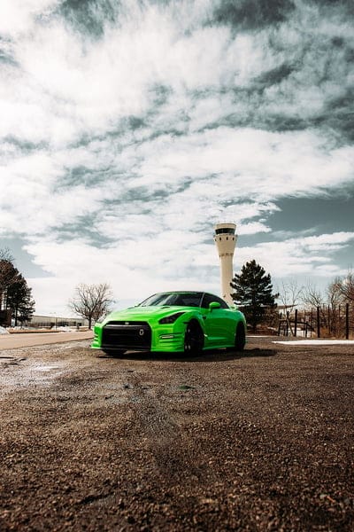 nissan gt-r, nissan, car, sports car, green, mobile wallpaper, android wallpaper, iPhone wallpaper, phone wallpaper