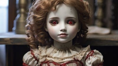 Doll,Red Eyes,Stare,Dark,Gothic,Gothic Aesthetics,Aesthetic,Cool,Scary,Haunted,8k Wallpaper,4k Wallpaper,Hd Backgrounds,Hq Wallpapers,Hd Wallpapers,Desktop Wallpaper,Wallpaper
