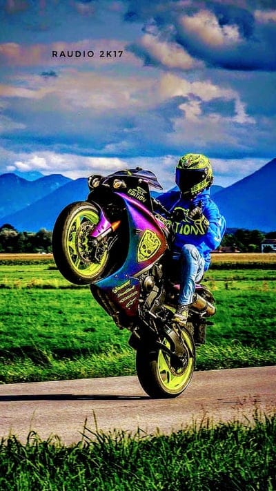 Bike, biker, motocycle, supersport, wheelie, mobile wallpaper, android wallpaper, iPhone wallpaper, phone wallpaper