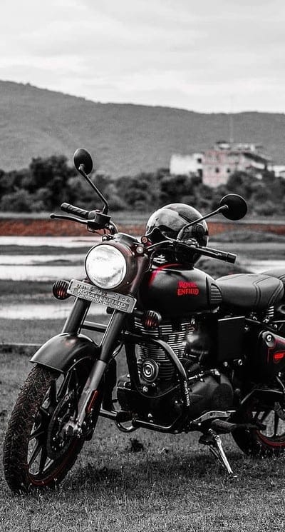 Bullet royal enfield, bike, motorcycle, royalenfield, mobile wallpaper, android wallpaper, iPhone wallpaper, phone wallpaper