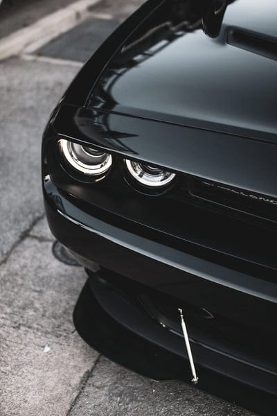 Eye of the Devil, black, car, challenger, dodge, hypercar, muscle, supercar, mobile wallpaper, android wallpaper, iPhone wallpaper, phone wallpaper